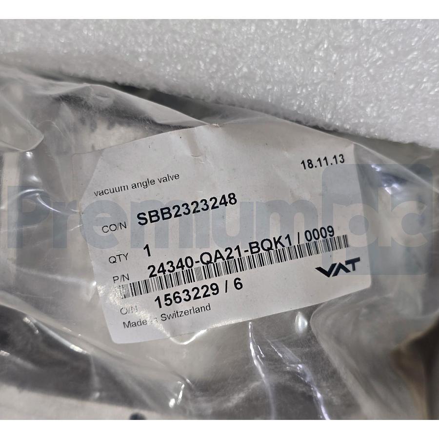 Used VAT 24340-QA21 Vacuum Angle Valve DN100 4" Flange ISO-K 24340-QA21-BQK1/0009 NEW