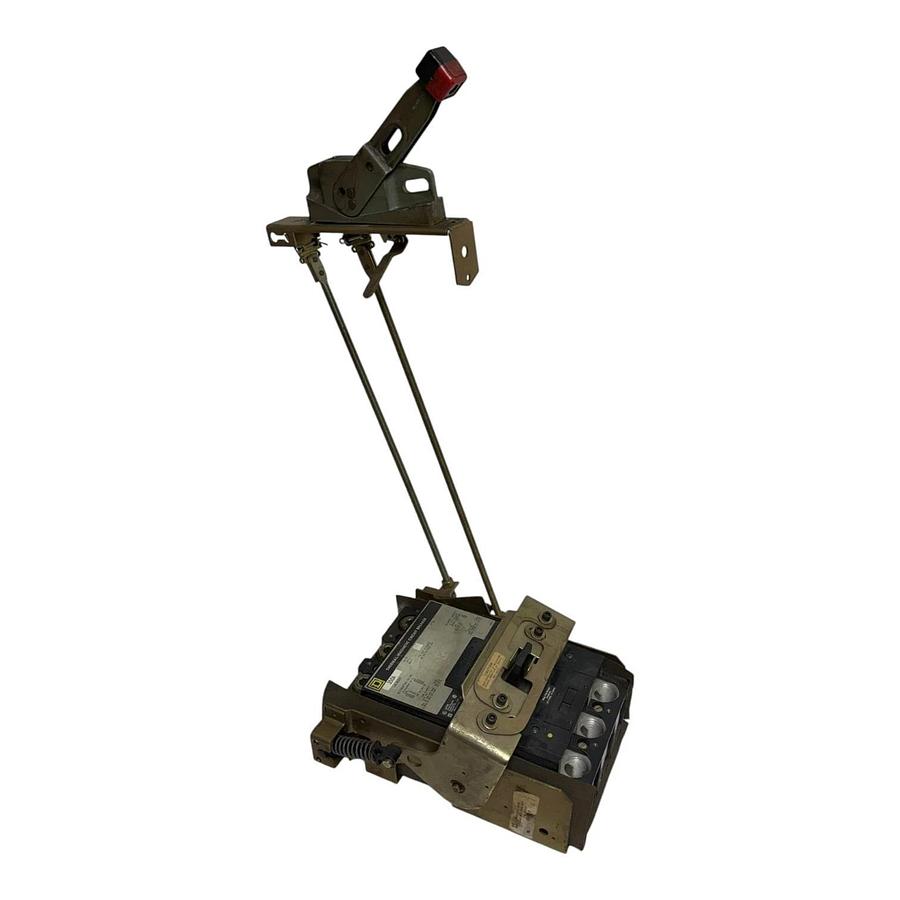 Used Square D LAL36350 350A Circuit Breaker Class 9422 RR-1 Operating Mechanism