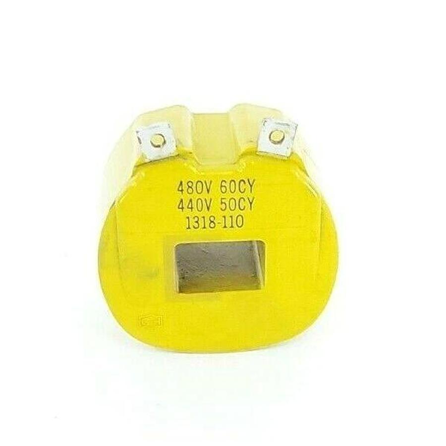 Used CUTLER HAMMER 1318-110 COIL 480V 440V 1318110 (W/OUT SCREWS)