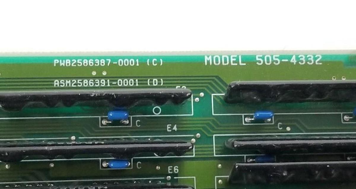 Used SIEMENS 505-4332 INPUT MODULE PWB2586387-0001 C ASM2586391-0001 D MD24A31092