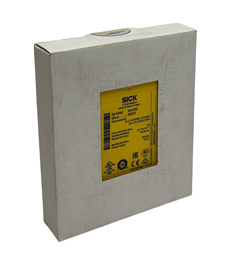 Used SICK UE410-8DI3 / 6026139 FLEXI CLASSIC SAFETY I/O CONTROLLER 3W V15.42 NSMP