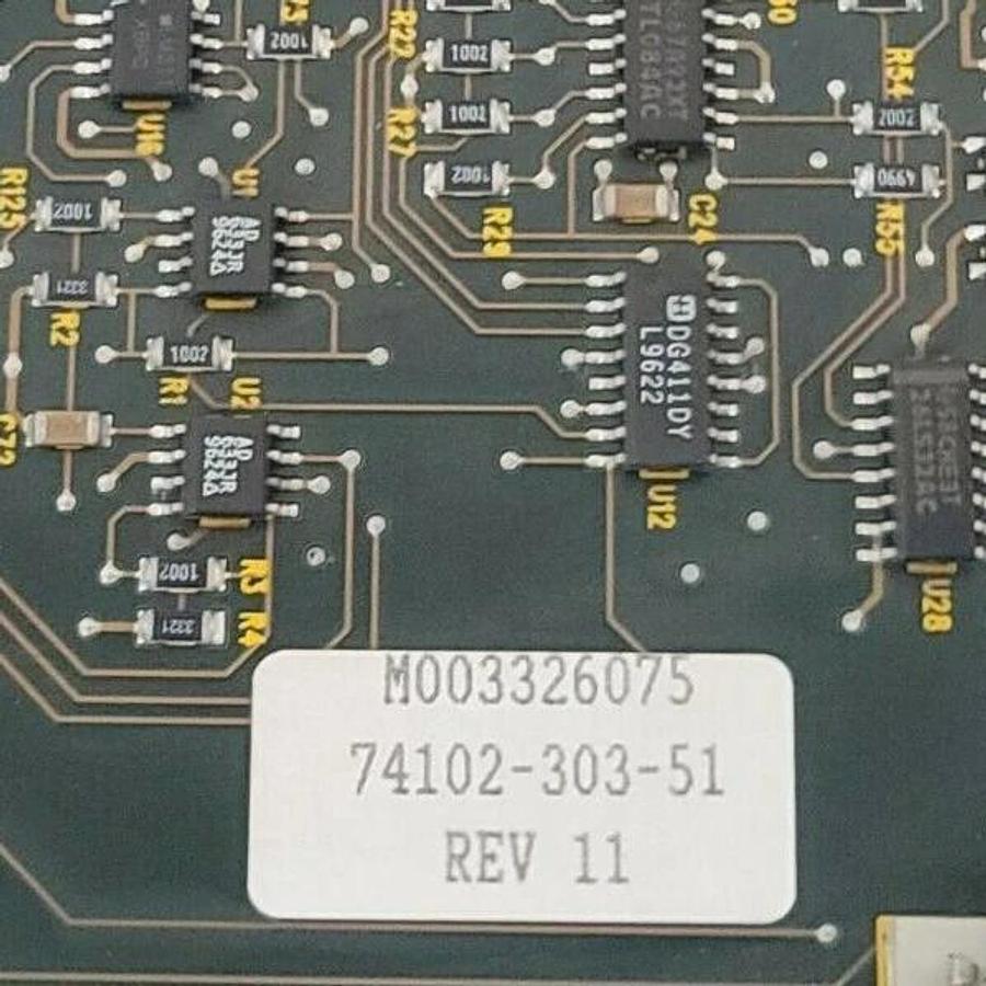 Used ALLEN BRADLEY 74102-303-51 DRIVE BOARD 7410230351 REV. 11
