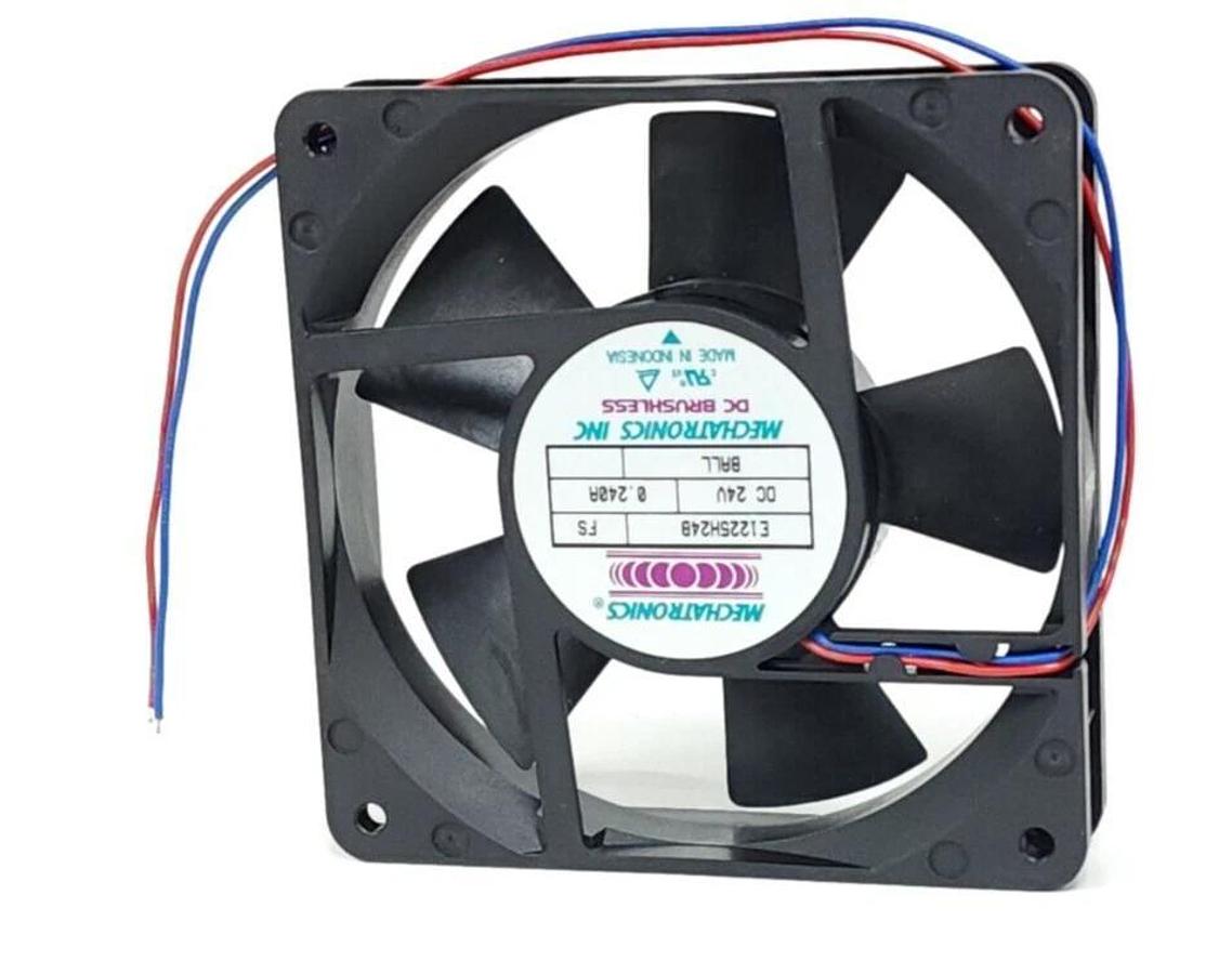 Used NEW MECHATRONICS INC E1225H24B DC BRUSHLESS FAN 24V 0.20A BALL