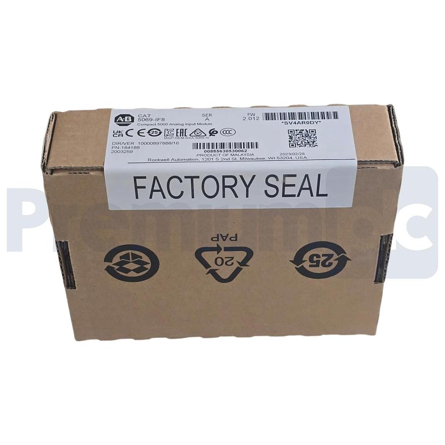 Used Sealed Pre-Owned Allen Bradley 5069-IF8 /A Compact 5000 8-Ch Analog Input Module