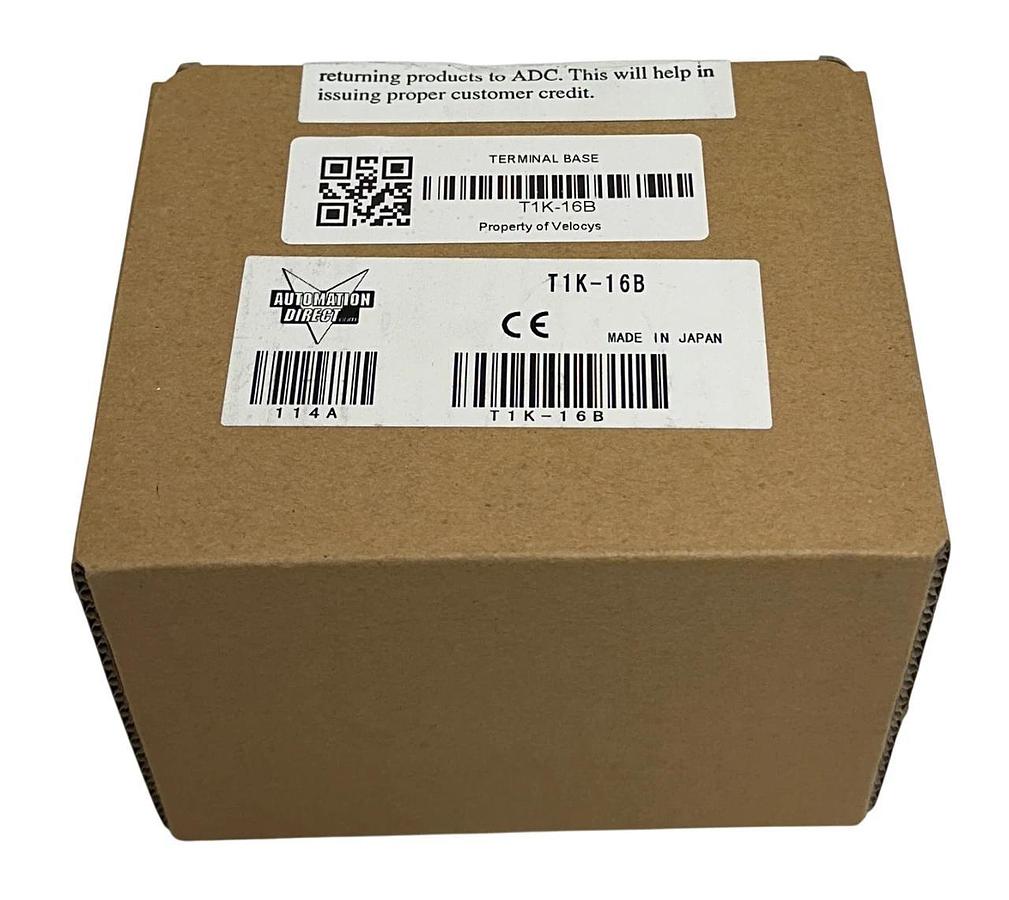 Used AUTOMATIONDIRECT T1K-16B / T1K16B TERMINATOR FULL-SIZE TERMINAL BASE 48-PIN NSFS
