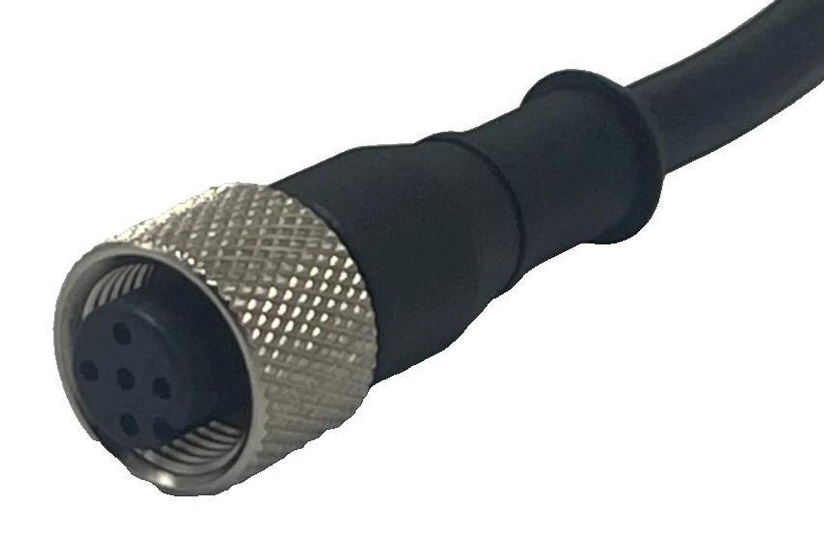 BANNER MQDC1-515 STRAIGHT FEMALE CONNECTOR CYJV CABLE 5-PIN M12 16.4FT 7WA1 NSNP
