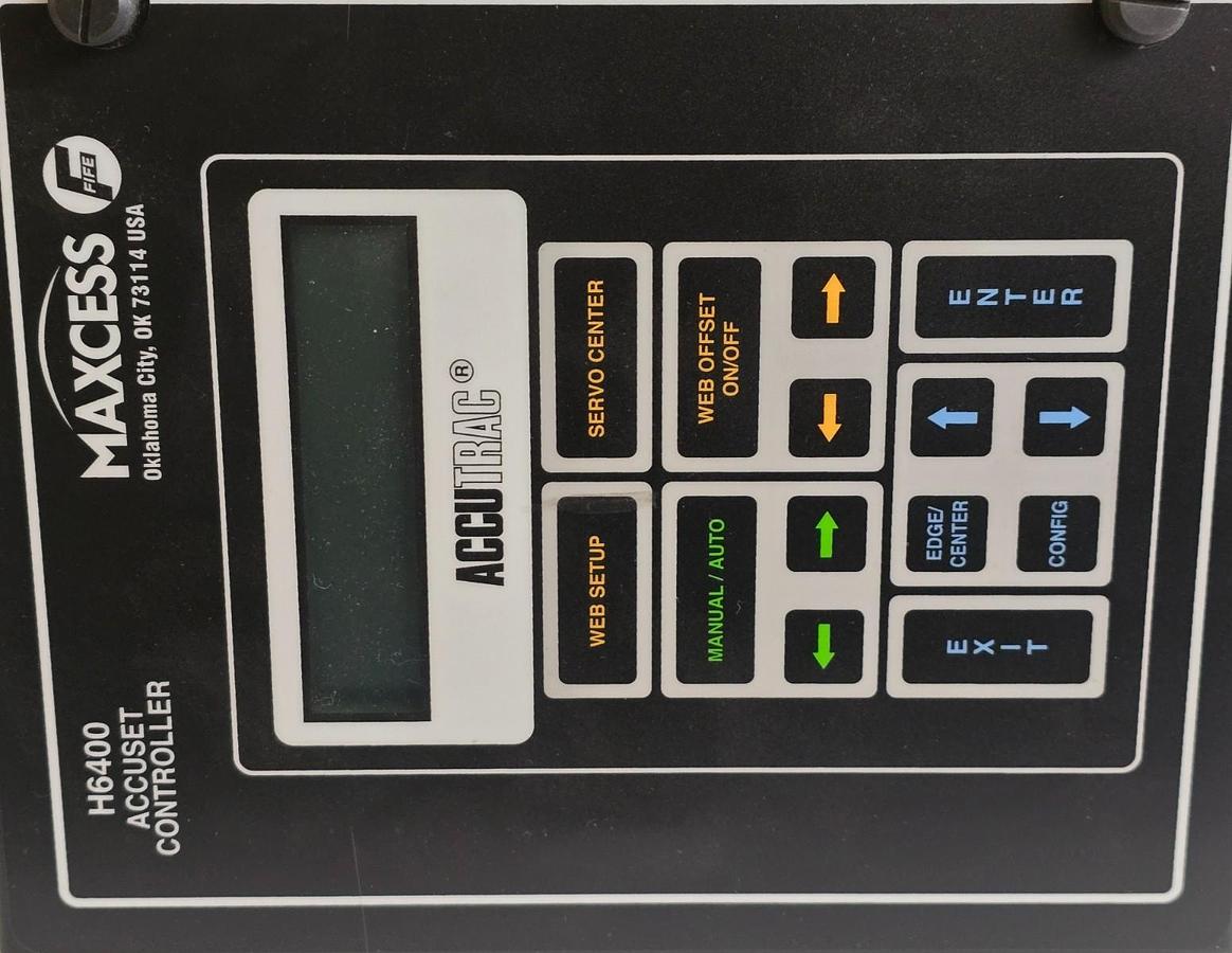 Used Maxcess FIFE North American H6400 Accuset Controller For Accutrac System NSNP