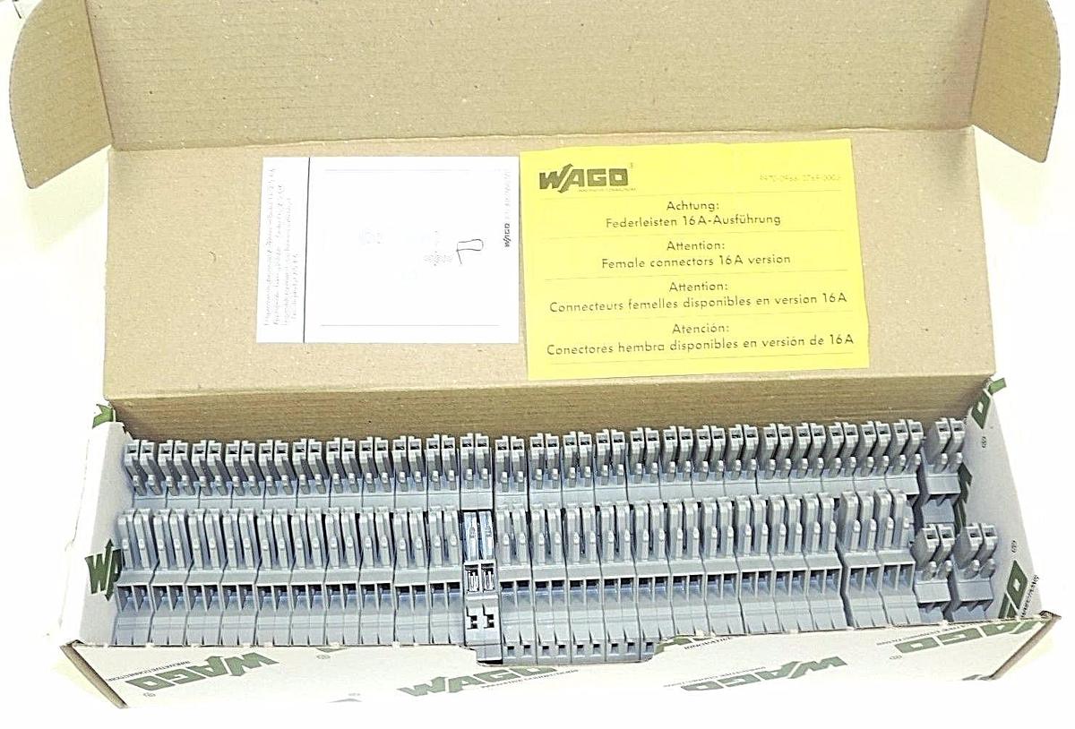 Used NIB WAGO 769-122 FEMALE PLUGS 2 COND. 2 POLE (BOX OF 50)