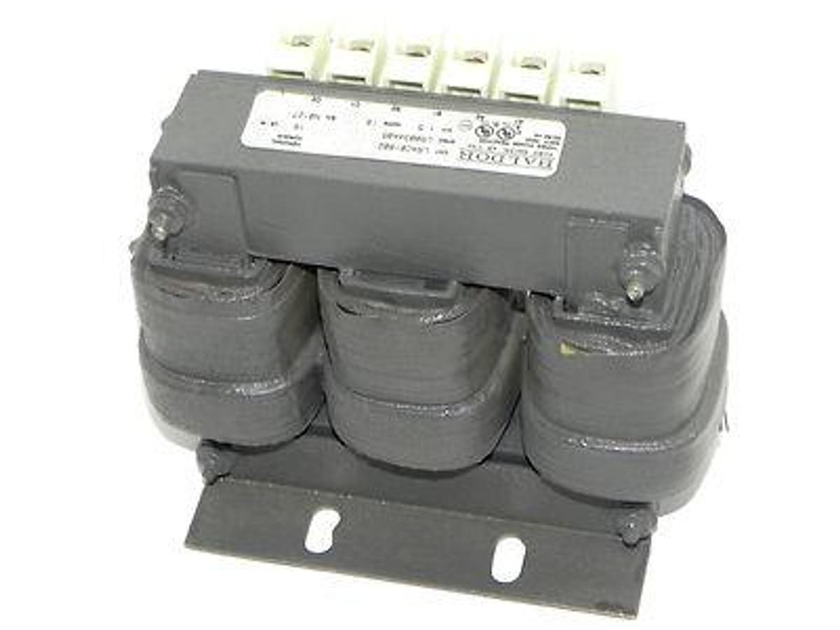 Used NIB BALDOR LRAC01802 THREE PHASE REACTOR SPEC. LR0034A05 AMPS 18