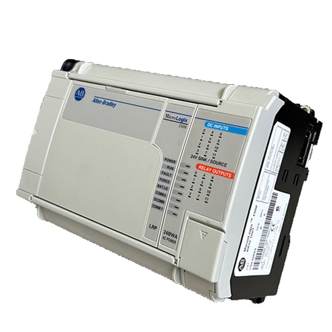 Used ALLEN BRADLEY 1764-24BWA /B MicroLogix 1500 BASE UNIT W/ 1764-LRP /C PROCESSOR