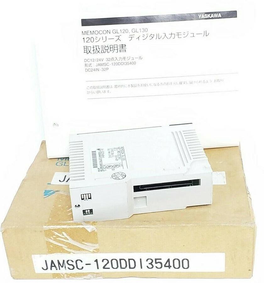 Used YASKAWA ELECTRIC JAMSC-120DDI35400 I/O MODULE 12/24 VDC 32 POINTS 4 MA VER. D1