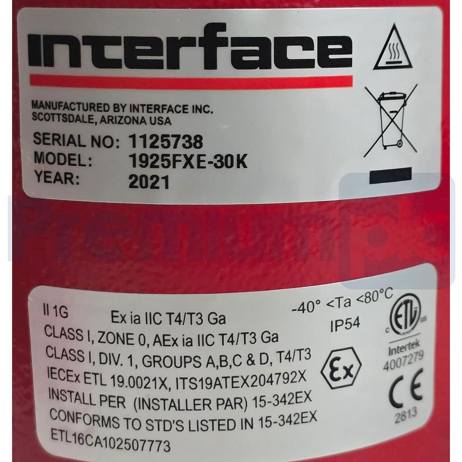 Used LUFKIN INTERFACE 1925FXE-30K WIRELESS POLISHED ROD LOAD CELL + POSITION NSMP