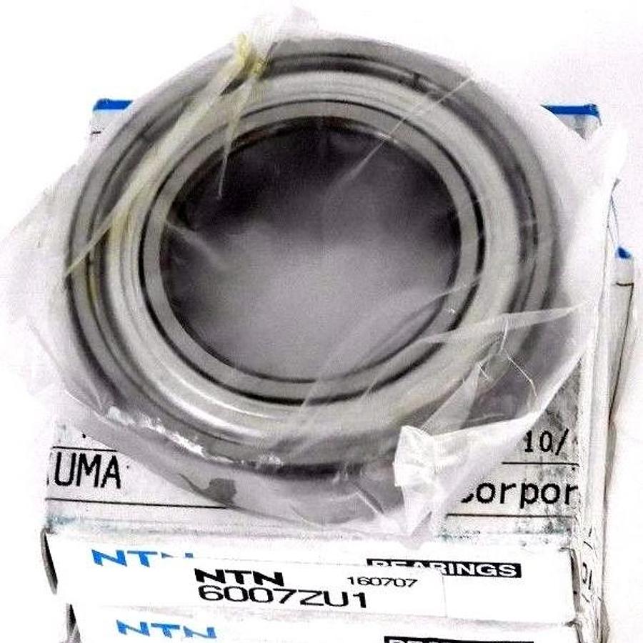 Used LOT OF 2 NIB NTN 6007ZU1 SINGLE ROW DEEP GROOVE BALL BEARING