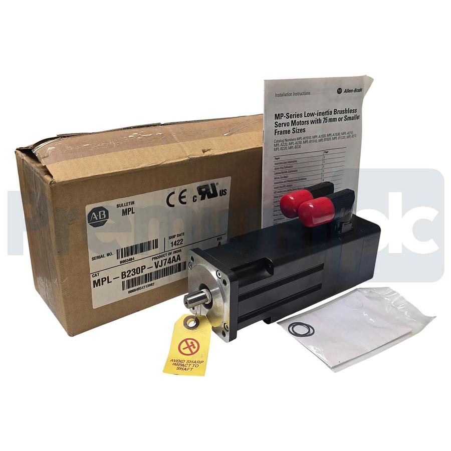 Allen Bradley MPL-B230P-VJ74AA /A Servo Motor 460V 5000RPM Keyed w/ 24VDC Brake 884951213982
