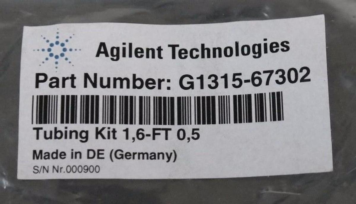 NEW AGILENT G1315-67302 CONNECTING TUBING KIT 1,6-FT,0,5, 0100-1516, G131567301