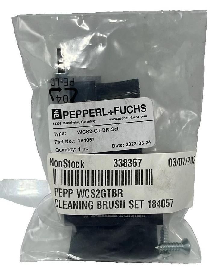 Used LOT OF 2 | Pepperl+Fuchs WCS2-GT-BR-SET Cleaning Brushes | Part No. 184057 | NEW