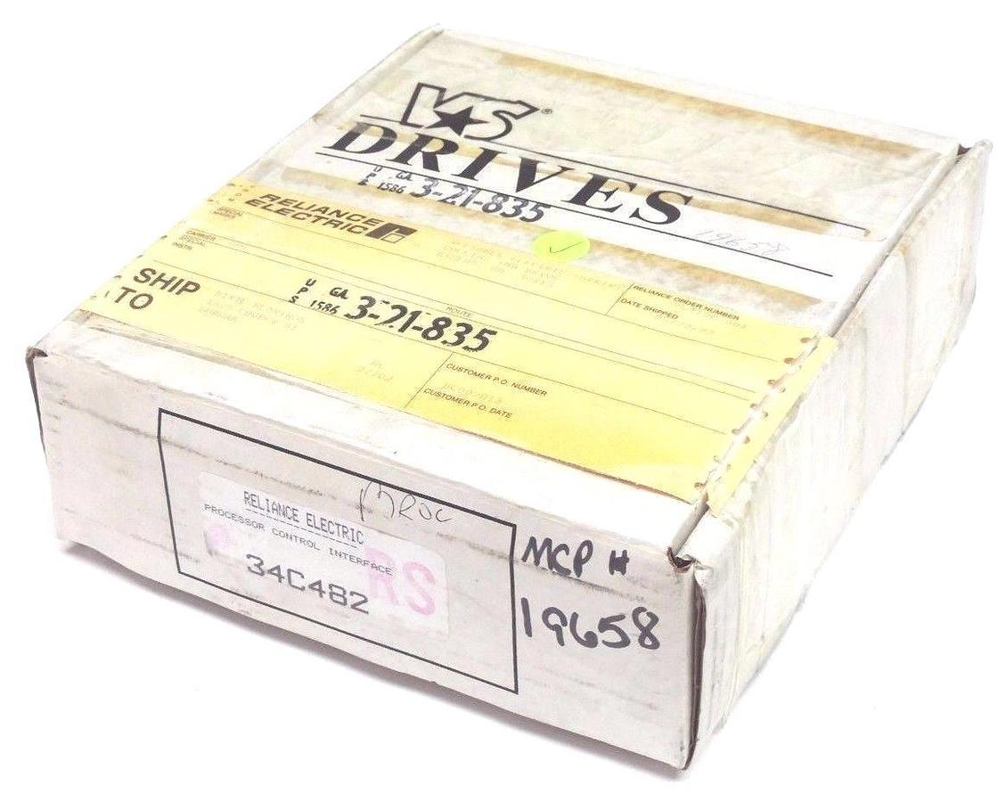 Used NIB RELIANCE ELECTRIC 34C482 PROCESSOR CONTROL INTERFACE KIT