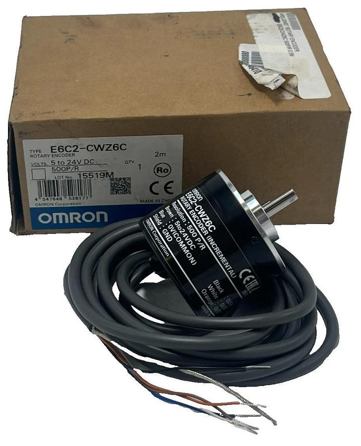 Omron E6C2-CWZ6C Rotary Encoder 500 P/R 0.5M Cable NSMP