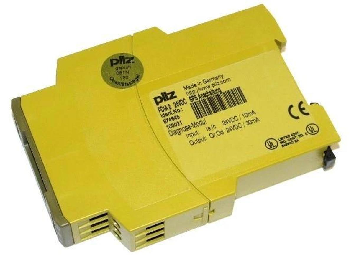Used PILZ PDIA-2 PLC INTERFACE IDENT. NO. 874645, PDIA 2 24VDC SPS
