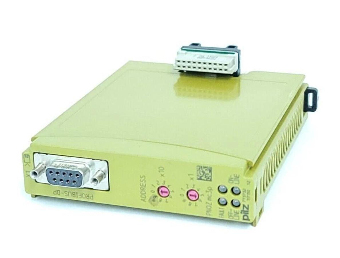 Used PILZ PNOZ mc3p PROFIBUS SLAVE MODULE 773732 PNOZMC3P