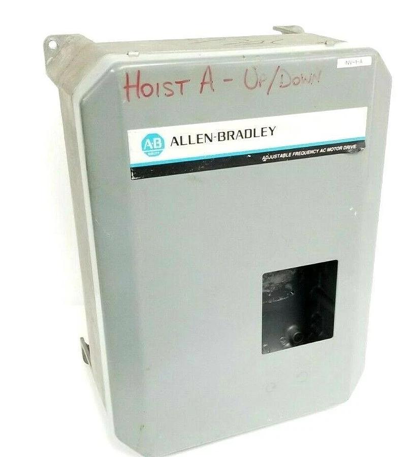Used ALLEN BRADLEY 1333-BAB DRIVE HOUSING FRONT COVER & HEATSINK A4-2.2KW SER. D