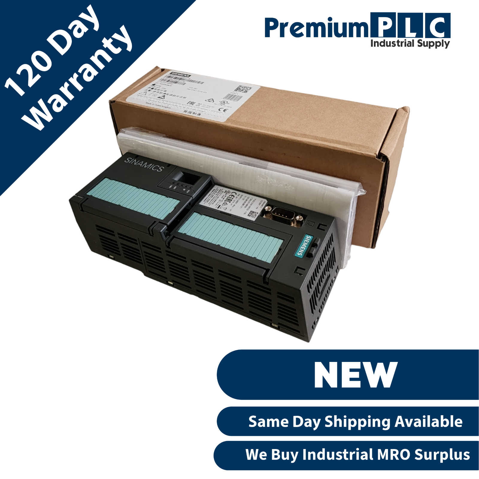 Used NEW SIEMENS 6SL3243-0BB30-1FA0 SINAMICS G120 CONTROL UNIT CU230P-2 PN FW: V4.7