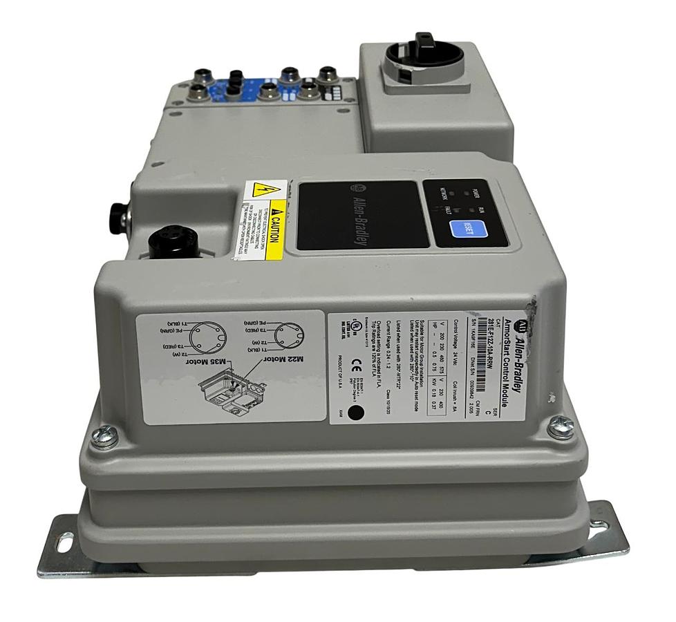 Used ALLEN BRADLEY 281E-F12Z-10A-RRW /C ArmorStart CONTROL 280E-FN-10-R /C Enet NSNP