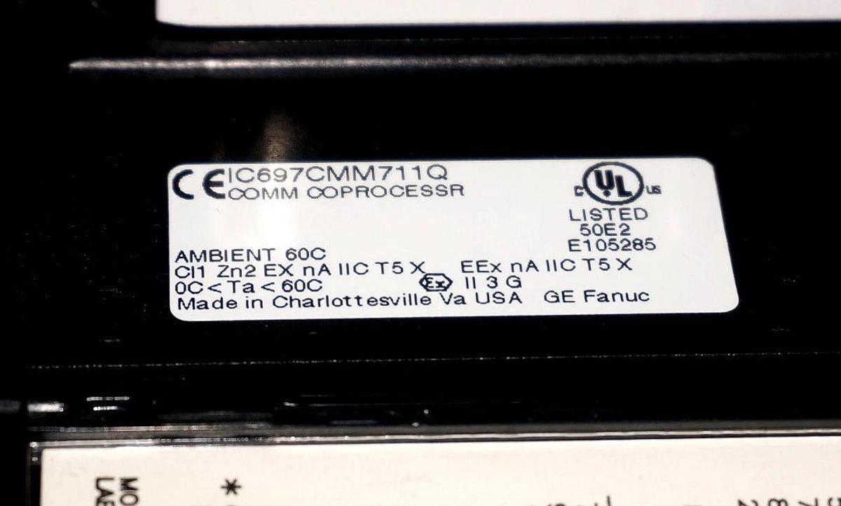 Used GE FANUC IC697CMM711Q COMMUNICATIONS PROCESSOR IC697CMM711
