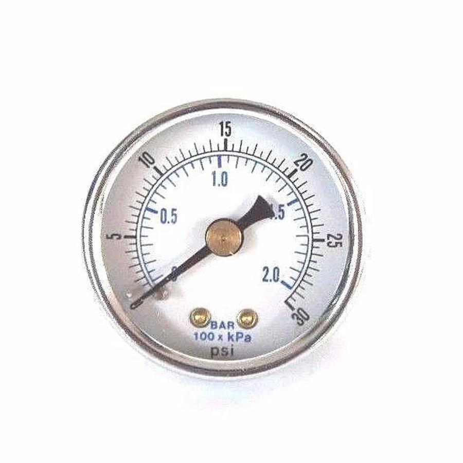 NEW GENERIC 254339 PNEUMATIC PRESSURE GAUGE SP3854-04, 0-30 PSI, 1/8" NPT