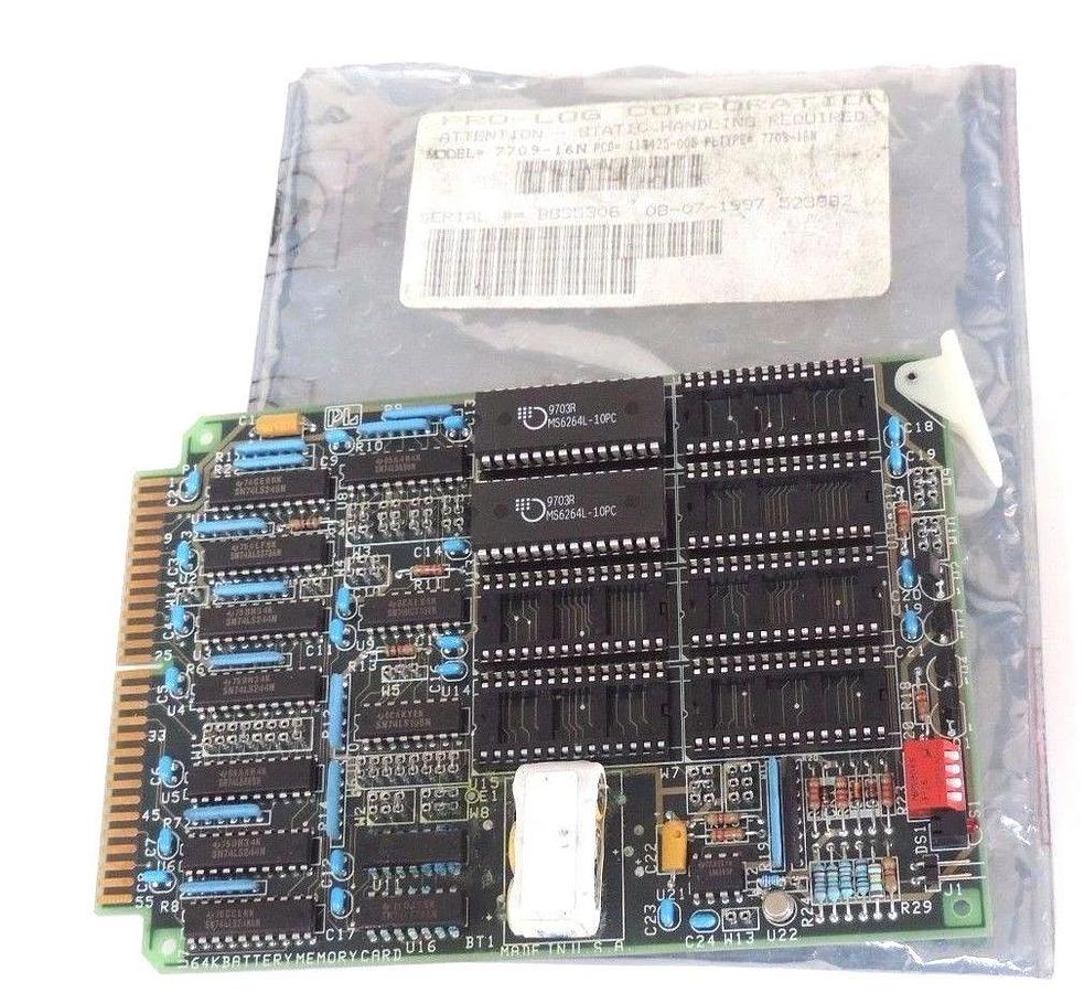 NEW PRO-LOG/PROLOG 7709-16N MEMORY CARD 770916N, REV. 005