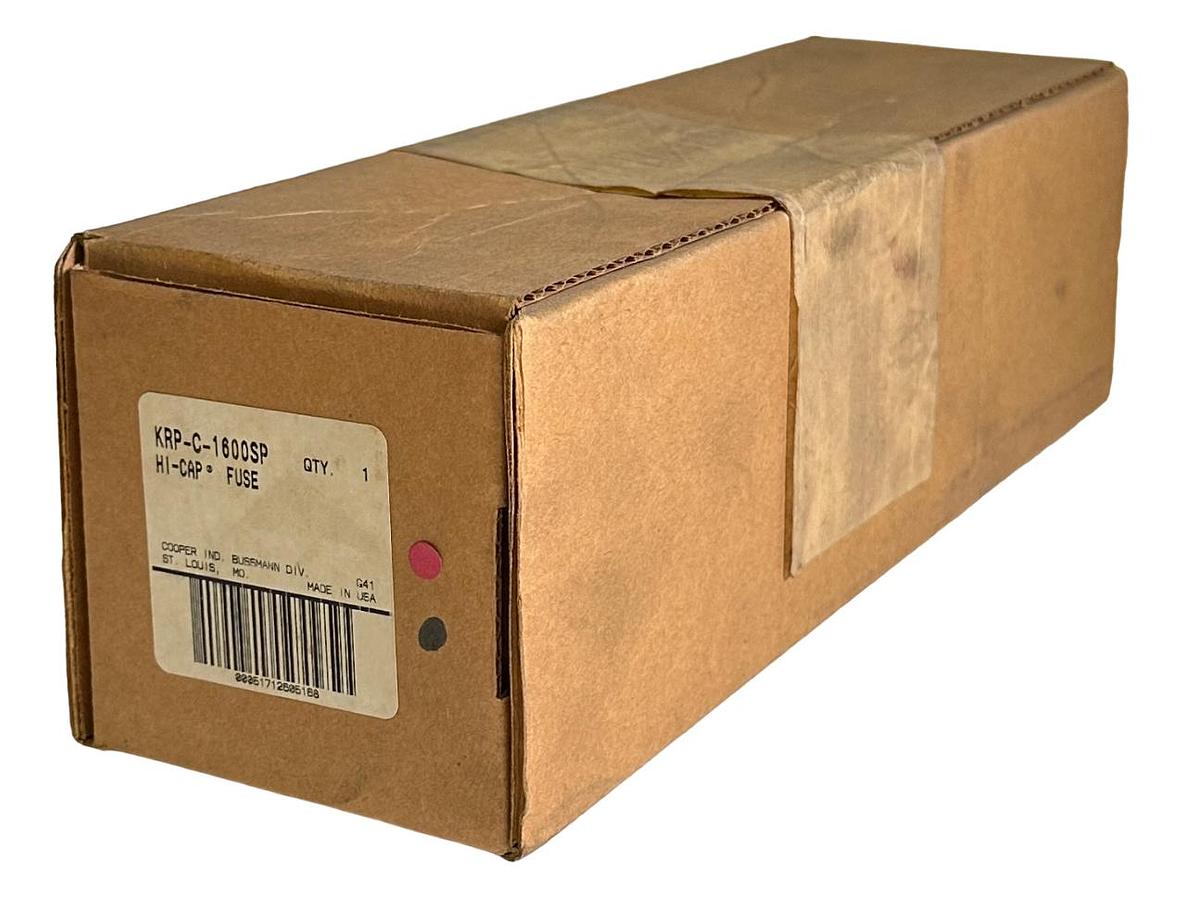 NEW SEALED COOPER BUSSMANN KRP-C-1600SP / KRPC1600SP LOW-PEAK FUSE 600VAC/300VDC