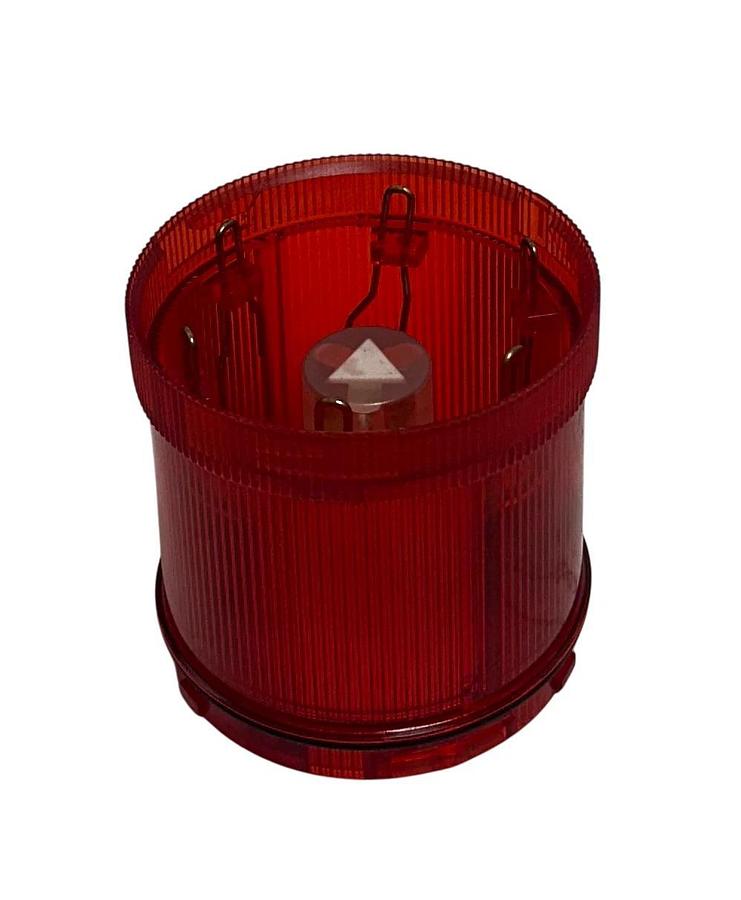 Used 10 WERMA 641 100 00 / 64110000 PERMANENT LIGHT ELEMENTS RED 240VAC/DC 7W USNP