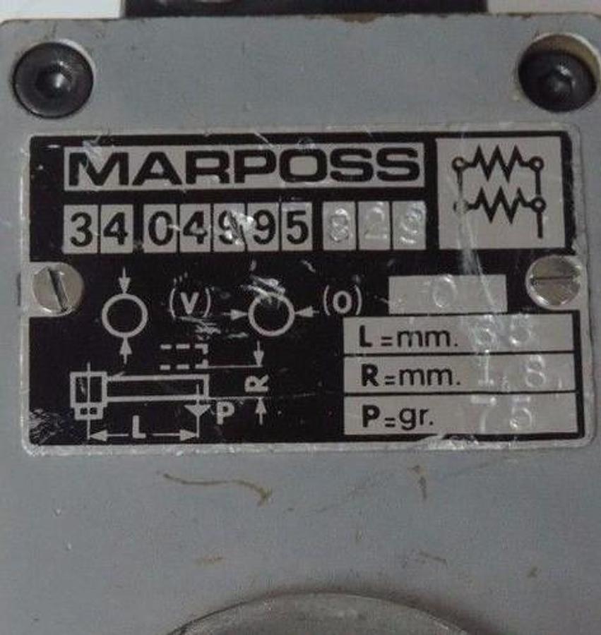 Used REPAIRED MARPOSS 3404995829 SWITCH MODULE 34-04995-829