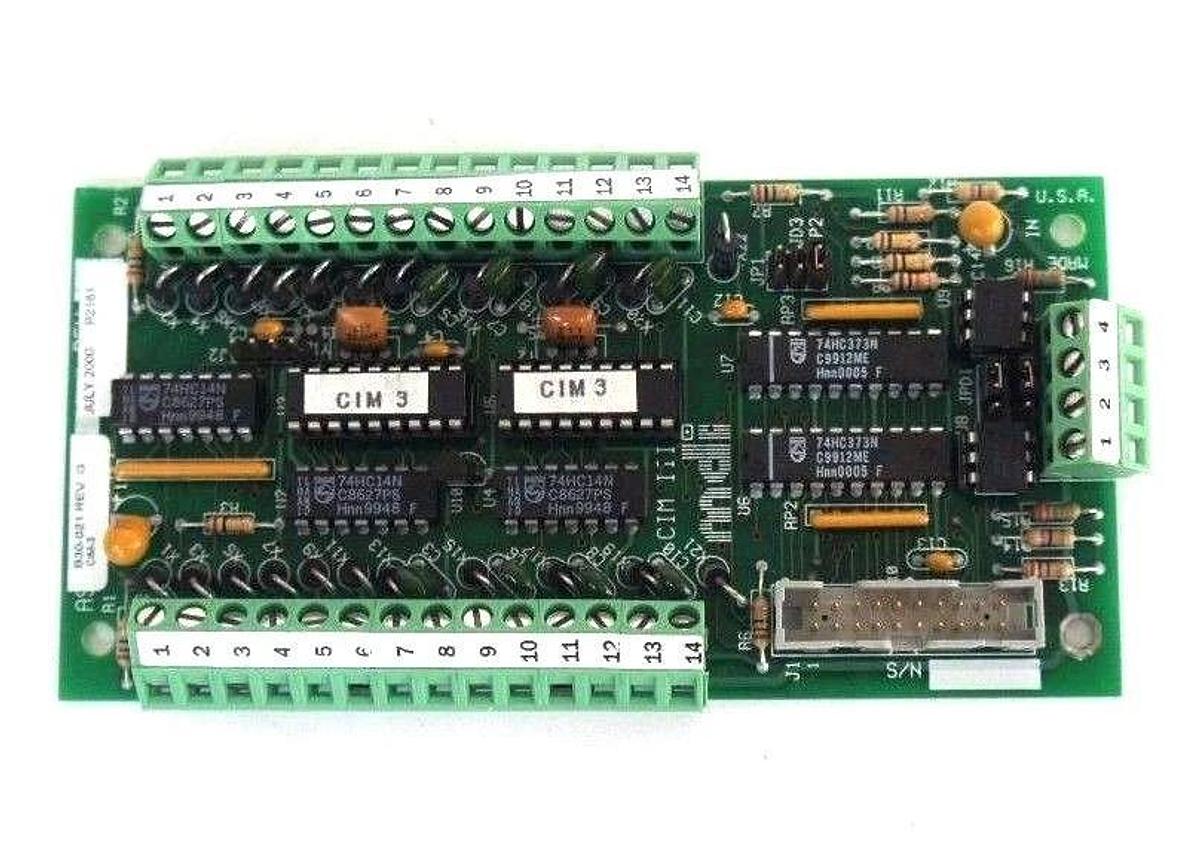 Used MDI MONITOR DYNAMICS, INC. B30-021 REV. G CIM-3 EXPANDER BOARD PWB 201191 REV. A