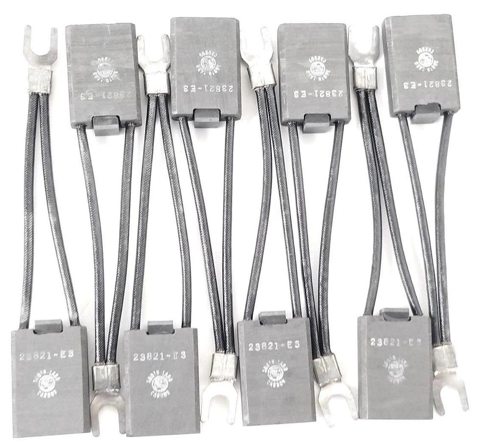LOT OF 8 NEW SOUTHLAND CARBON 23821-E3 CARBON BRUSHES 100-250-23821