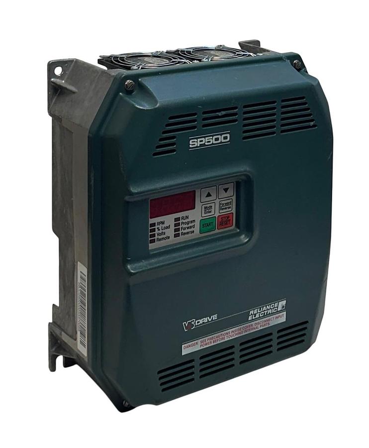 Used RELIANCE ELECTRIC 1SU21005 / SP500 VS DRIVE AC Drive 5HP 200-230VAC 3PH USNP