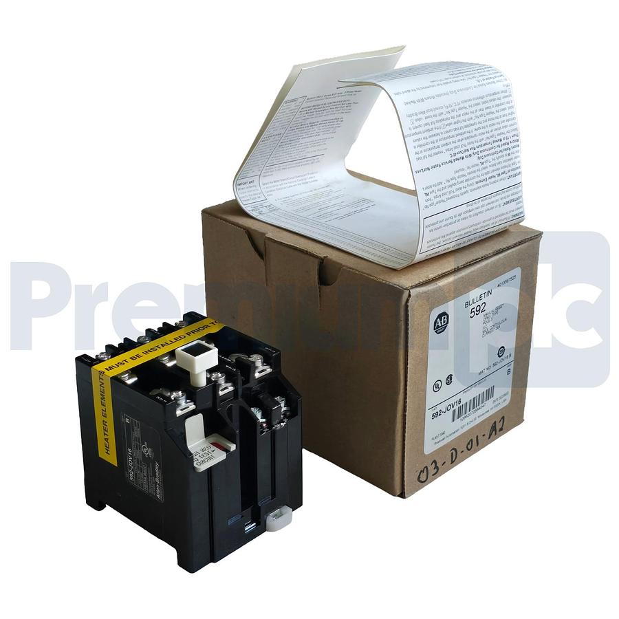 Allen-Bradley 592-JOV16 /B Overload Relay 3-Pole 24A 1 N.C. Manual Reset NSMP