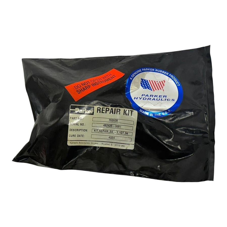 Parker 702928 Hydraulic Accumulator Bladder Repair Kit 1QT 3K New OEM Bag