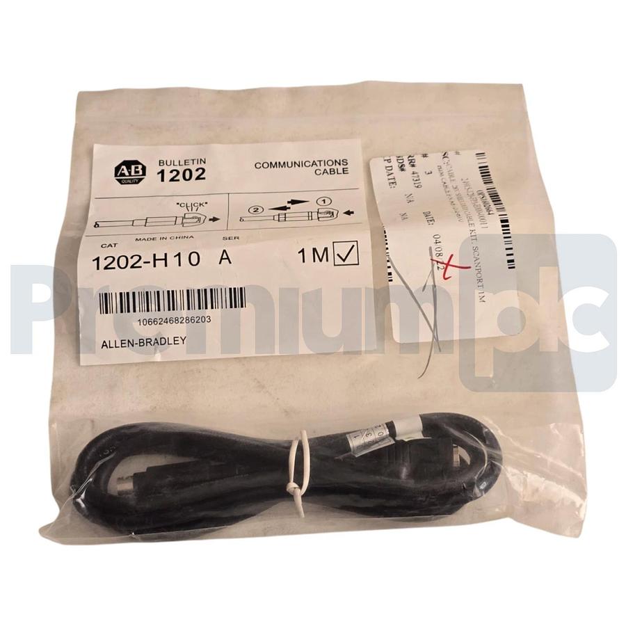 Used Allen-Bradley 1202-H10 /A Communications Cable SCANport HIM 1m 1202H10 NSFS