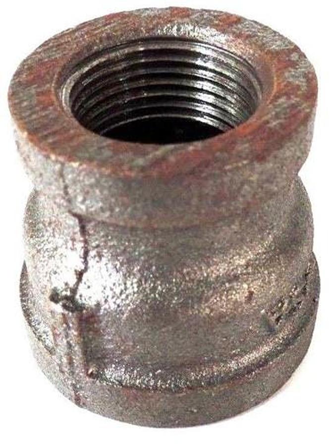 Used LOT OF 11 NEW WARD 1X3/4 BLK MI CPLG 1" X 3/4" BLACK PIPE REDUCER COUPLING
