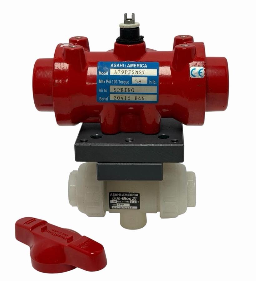 Used NEW ASAHI / AMERICA A79PFSNST AIR TO SPRING ACTUATOR VALVE 1/2''