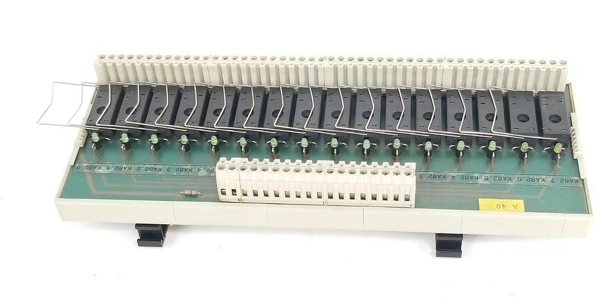 Used WIELAND BAMBERG 99.803.5257.0 TRANSFER TERMINAL MODULE 08.000.0060.6