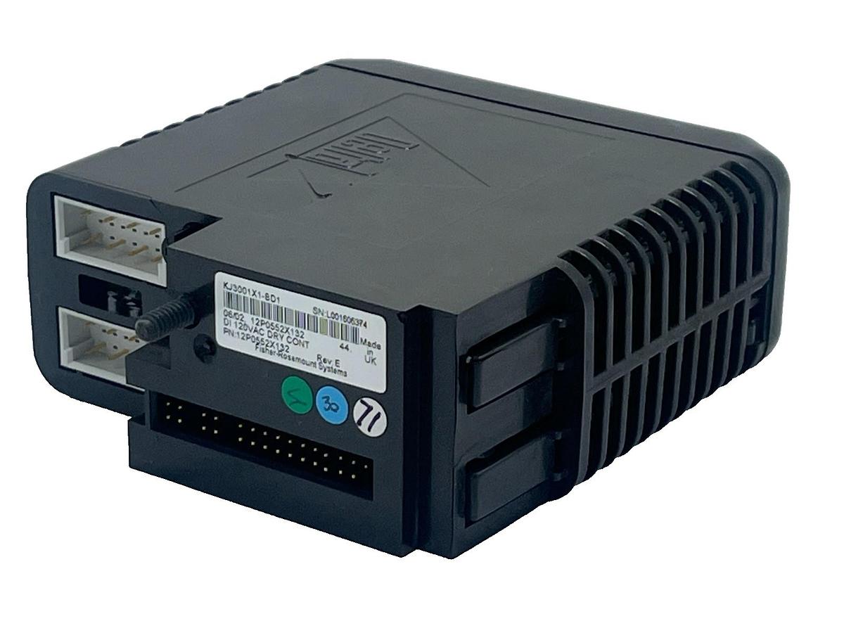 Used Emerson DeltaV KJ3001X1-BD1 Terminal Block I/O Vertical 12 Position Rev E