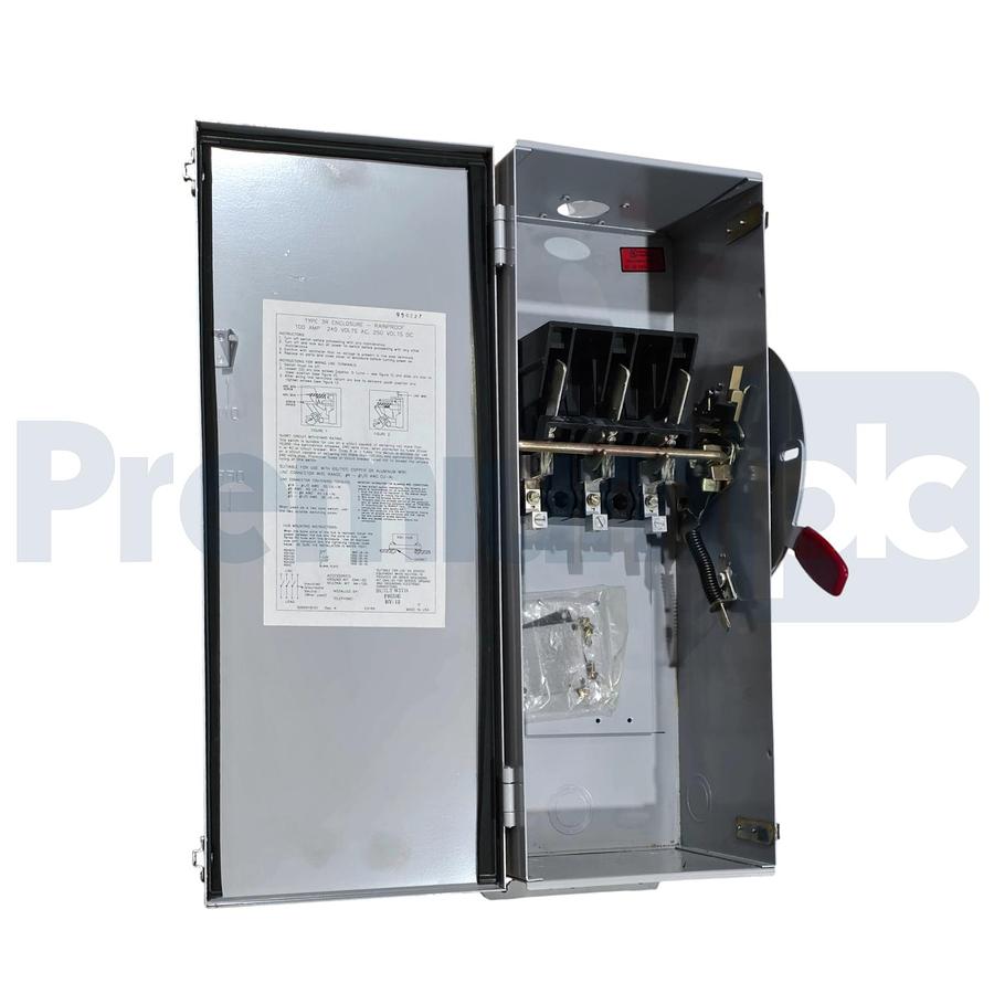 Used Thomas & Betts RHD323NF-TB | RHD323NFTB 3-P V~240AC/250DC 100A Safety Switch NEW