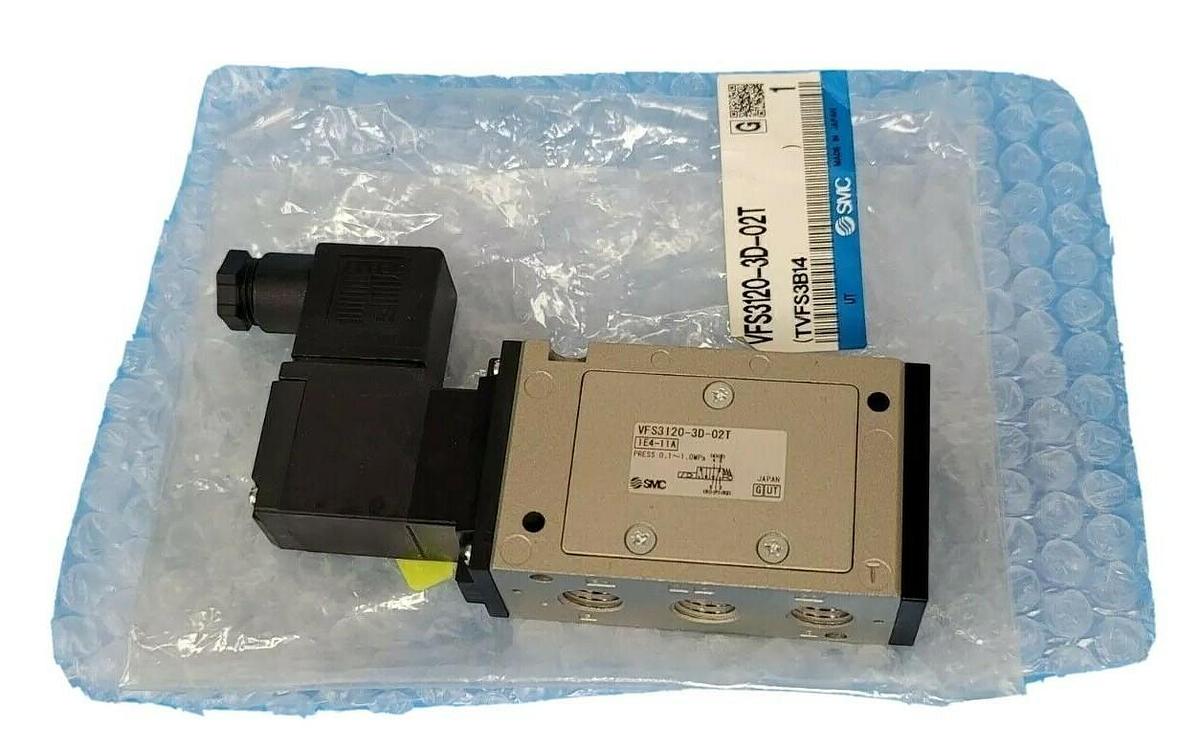 Used NEW SMC VFS3120-3D-02T VALVE SGL PILOT BODY PORTED VF31203D02T