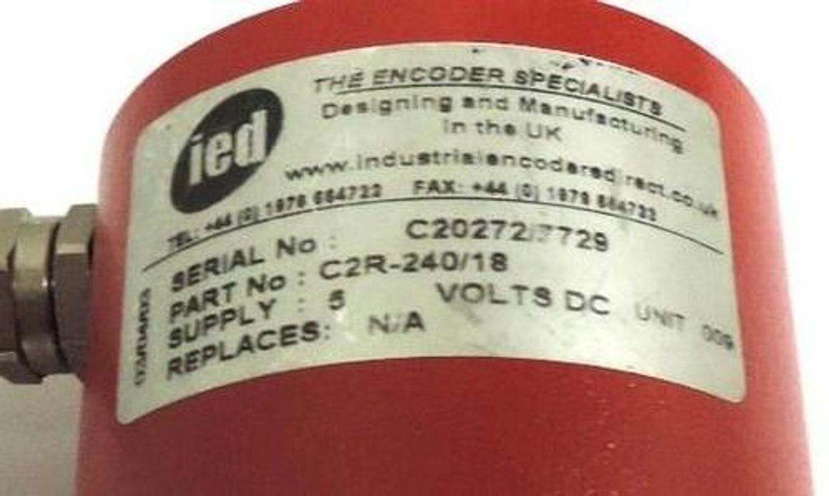 Used IED ENCODER C2R-240/18 SUPPLY: 5, 9V C2R240/18