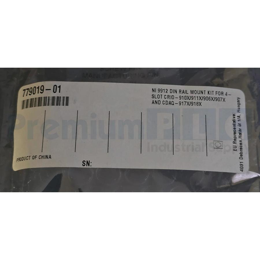NI 9912 DIN RAIL MOUNT KIT FOR 4-slot cRIO/cDAQ CHASSIS 779019-01 cRIO-9912 NSMP