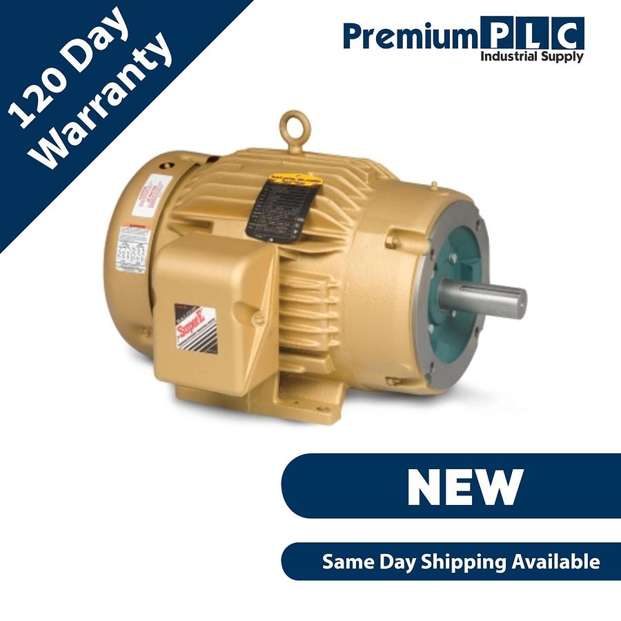 Used NEW BALDOR RELIANCE / ABB CEM3661T SUPER-E MOTOR 3HP, 1760RPM, 3PH, 60HZ, 182TC