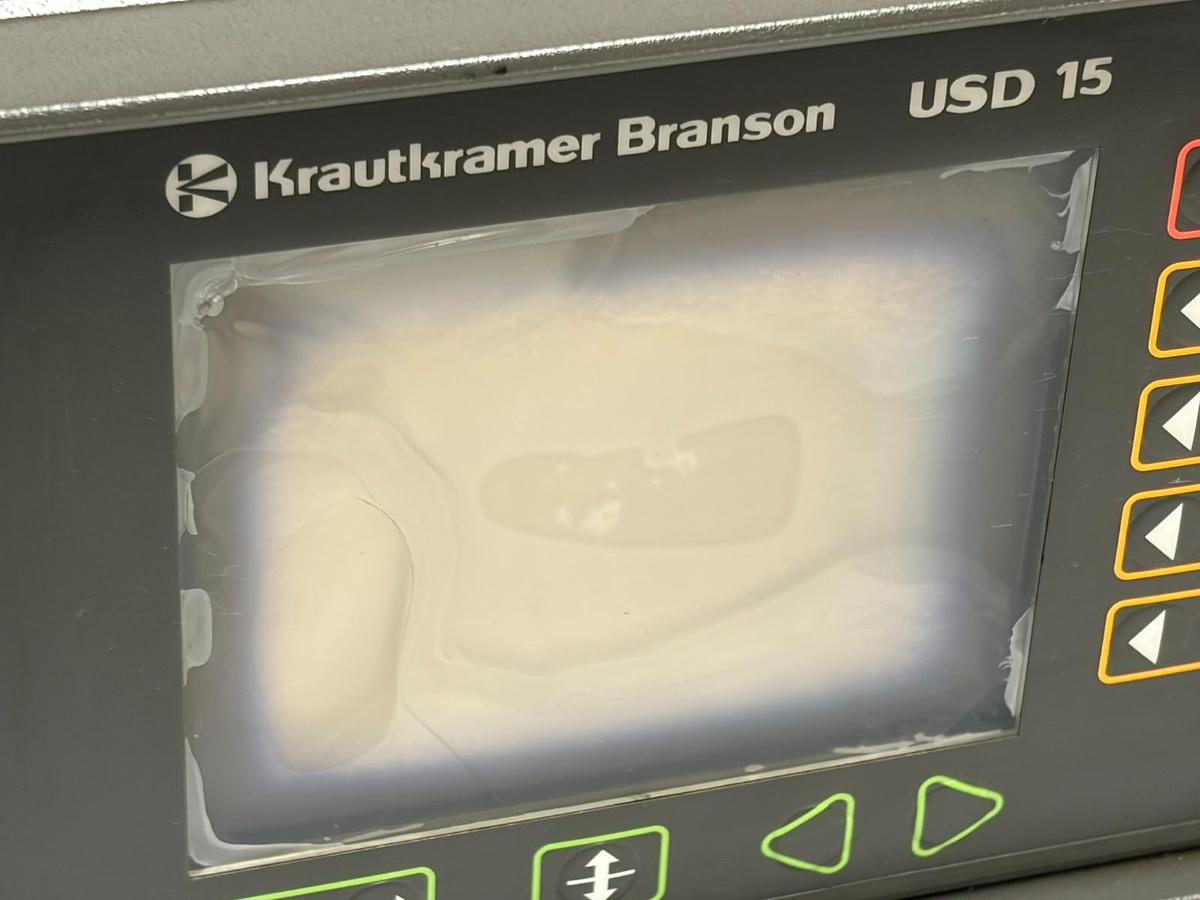 Used Krautkramer Branson USD 15 Ultrasonic Flaw Detector Model USD-15 Working Unit