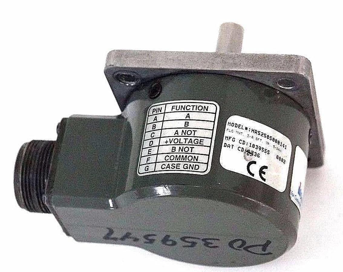 Used DYNAPAR DANAHER CONTROLS HR52505000141 INCR. ENCODER MFG CD: 1039555